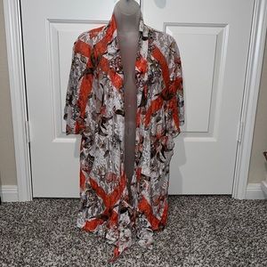 Cato - S - Floral Lace Kimono/Shaw